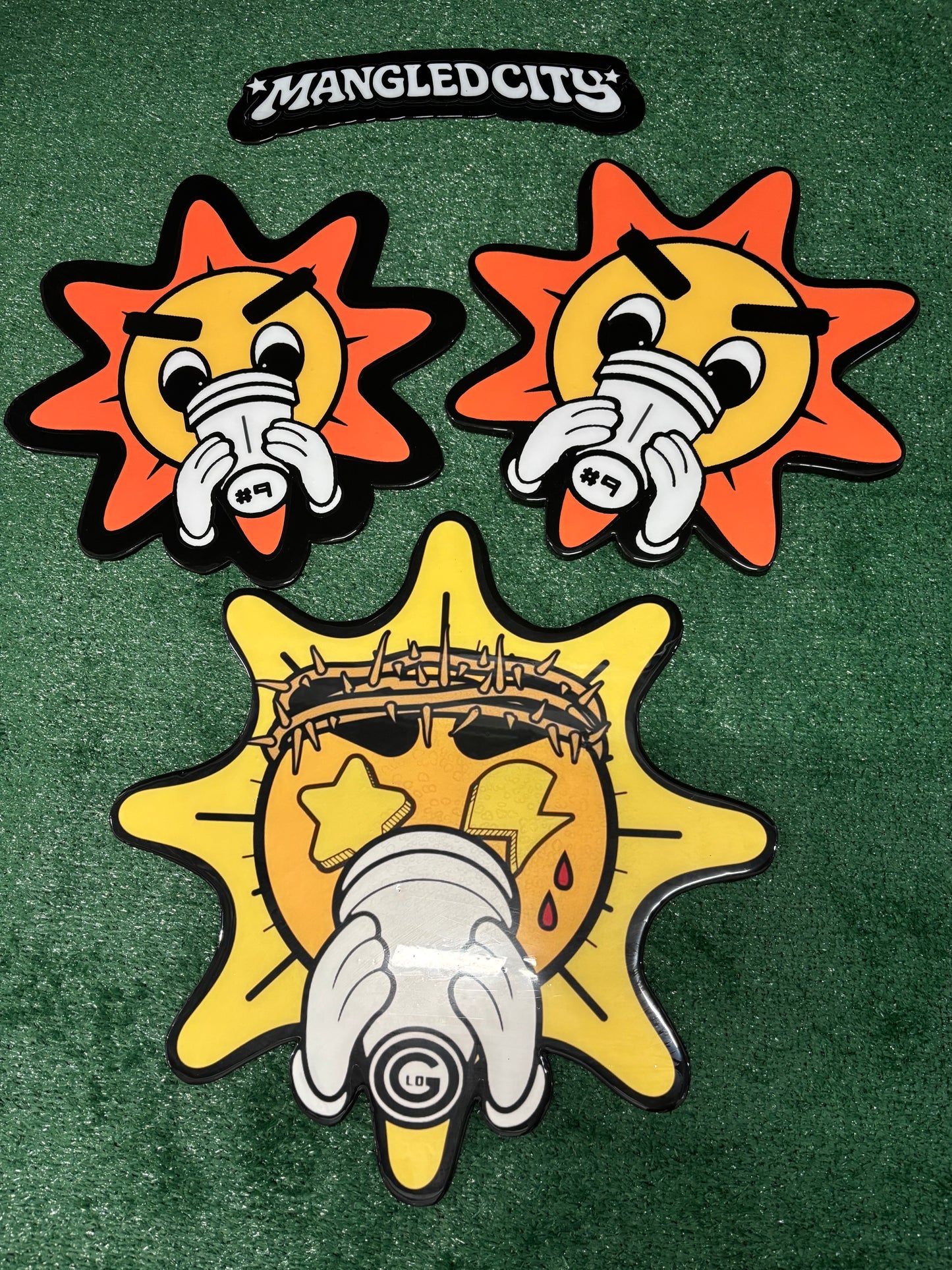 GLO GANG INSPIRED WALL ART #2 (1.5 x 1.5)