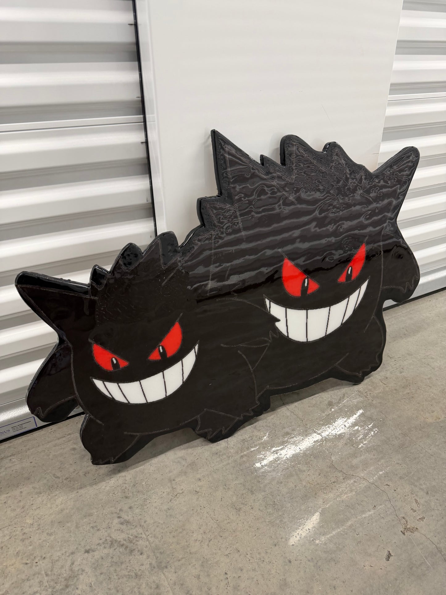 BLACK SHADOW GENGAR INSPIRED TABLE - (3'x2')