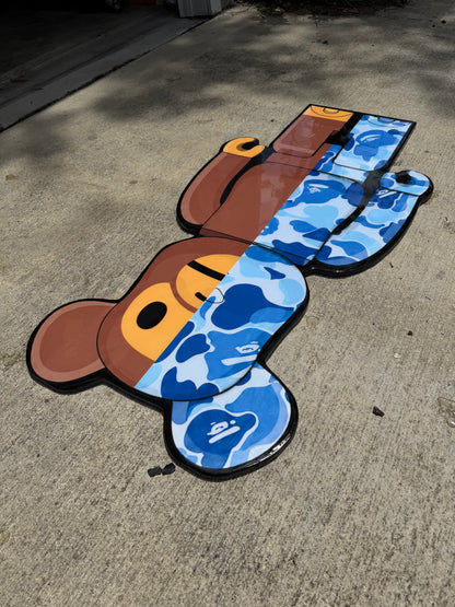 BEARBRICK / BAPE INSPIRED TABLE - BLUE (4'x2')