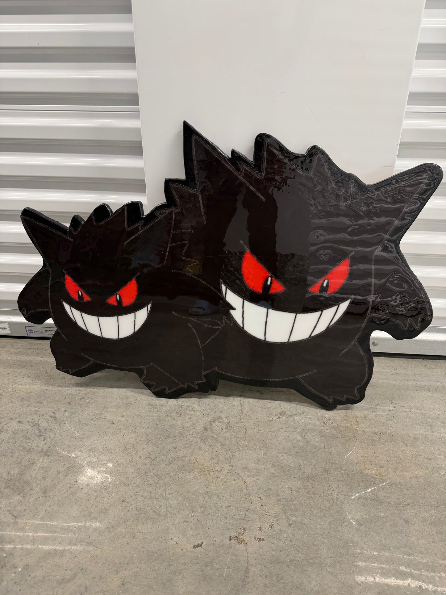 BLACK SHADOW GENGAR INSPIRED TABLE - (3'x2')