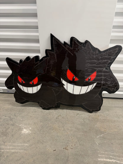 BLACK SHADOW GENGAR INSPIRED TABLE - (3'x2')