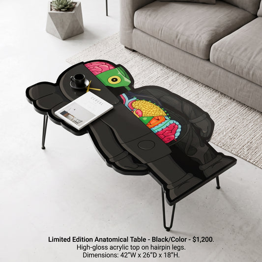 KAWS MULTICOLOR INSPIRED TABLE (4'x2')