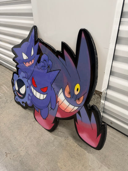GENGAR EVOLUTION MINI INSPIRED TABLE - (3'x2')
