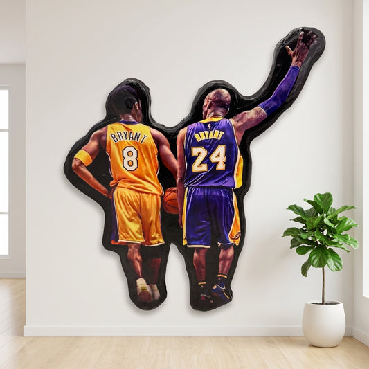KOBE INSPIRED WALL ART (1'x1')