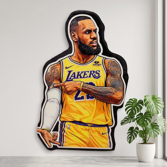 LEBRON INSPIRED WALL ART (1.5'x1')
