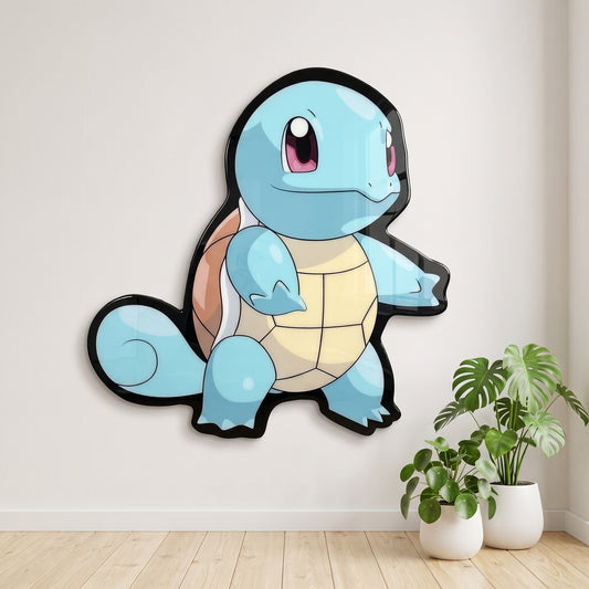 SQUIRTLE INSPIRED WALL ART (1.5'x2')