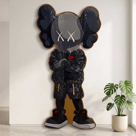 KAWS/NIKE INSPIRED WALL ART (4'x2')
