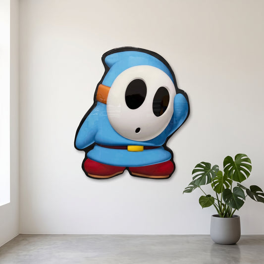 SHY GUY INSPIRED WALL ART (2'x2')
