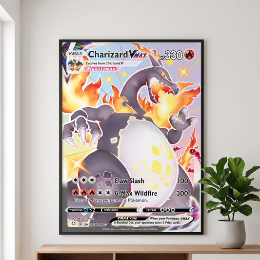 POKEMON CARD #2 INSPIRED WALL ART (2'x2')