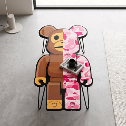 BEARBRICK / BAPE INSPIRED TABLE - PINK (4'x2')
