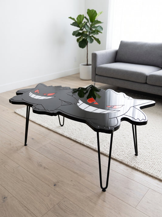 BLACK SHADOW GENGAR INSPIRED TABLE - (3'x2')