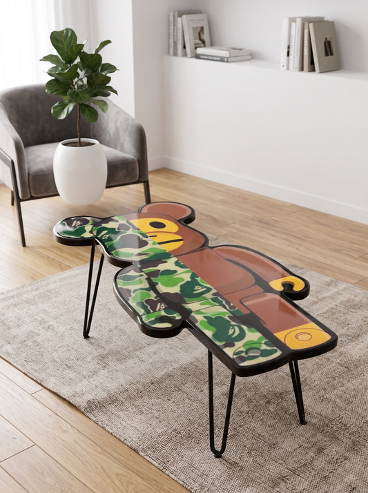 BAPE X BEARBRICK INSPIRED TABLE (4'x2')