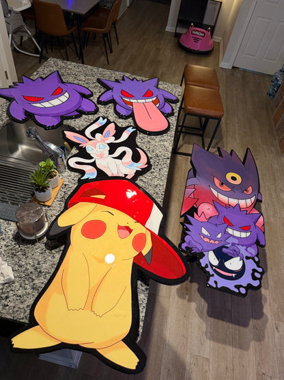 PIKACHU INSPIRED TABLE (2'x3')