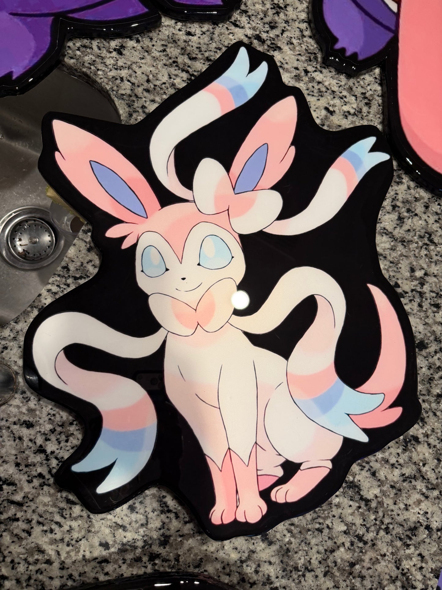 SYLVEON INSPIRED WALL ART (2'x2')