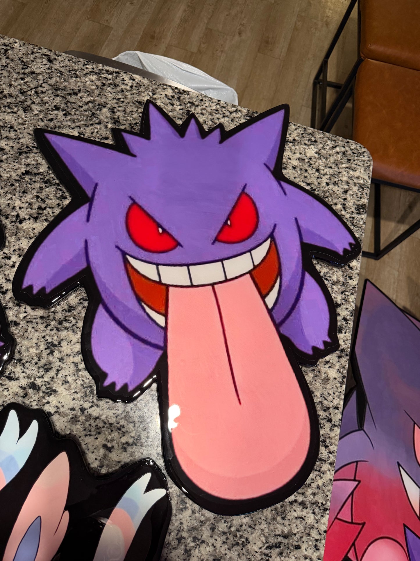GENGAR INSPIRED TABLE - TOUNGE (3'x2')