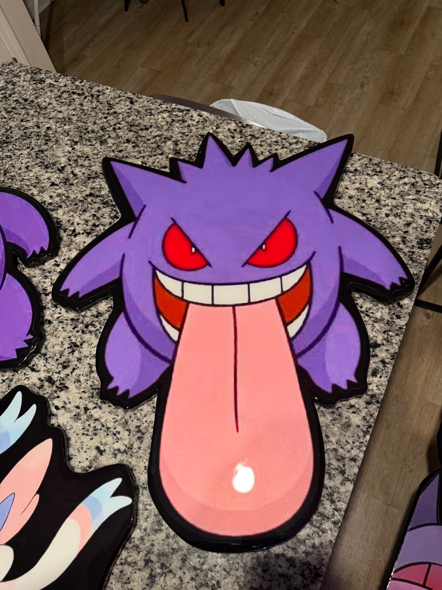GENGAR INSPIRED TABLE - TOUNGE (3'x2')
