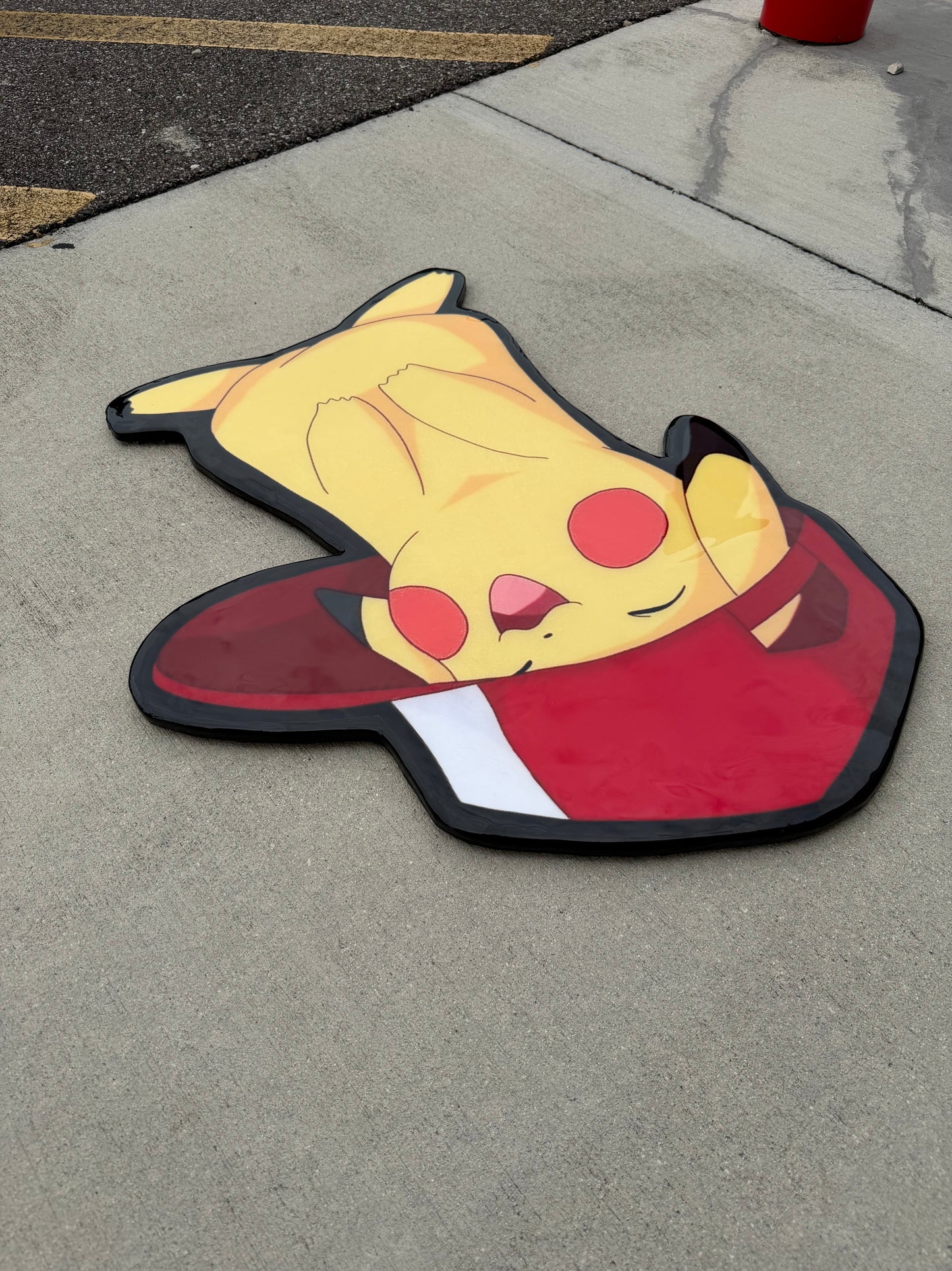 PIKACHU INSPIRED TABLE (2'x3')