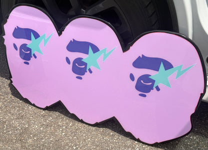 BAPE INSPIRED TABLE - PURPLE (3'x1.5')