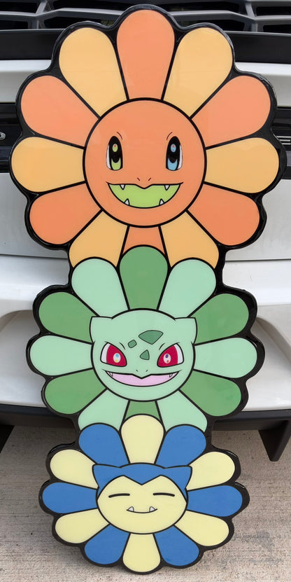 POKÉMON / TAKASHI MURAKAMI INSPIRED WALL ART (4'x2')
