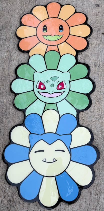 POKÉMON / TAKASHI MURAKAMI INSPIRED WALL ART (4'x2')
