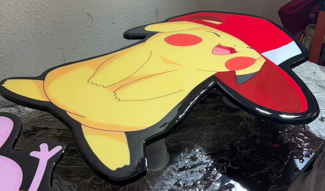 PIKACHU INSPIRED TABLE (2'x3')