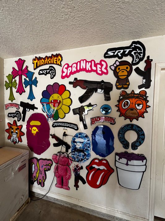 MYSTERY BOX WALL ART / HOOPS (LIMITED SERIES)