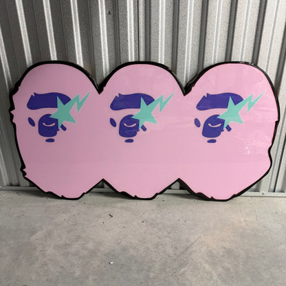 BAPE INSPIRED TABLE - PURPLE (3'x1.5')