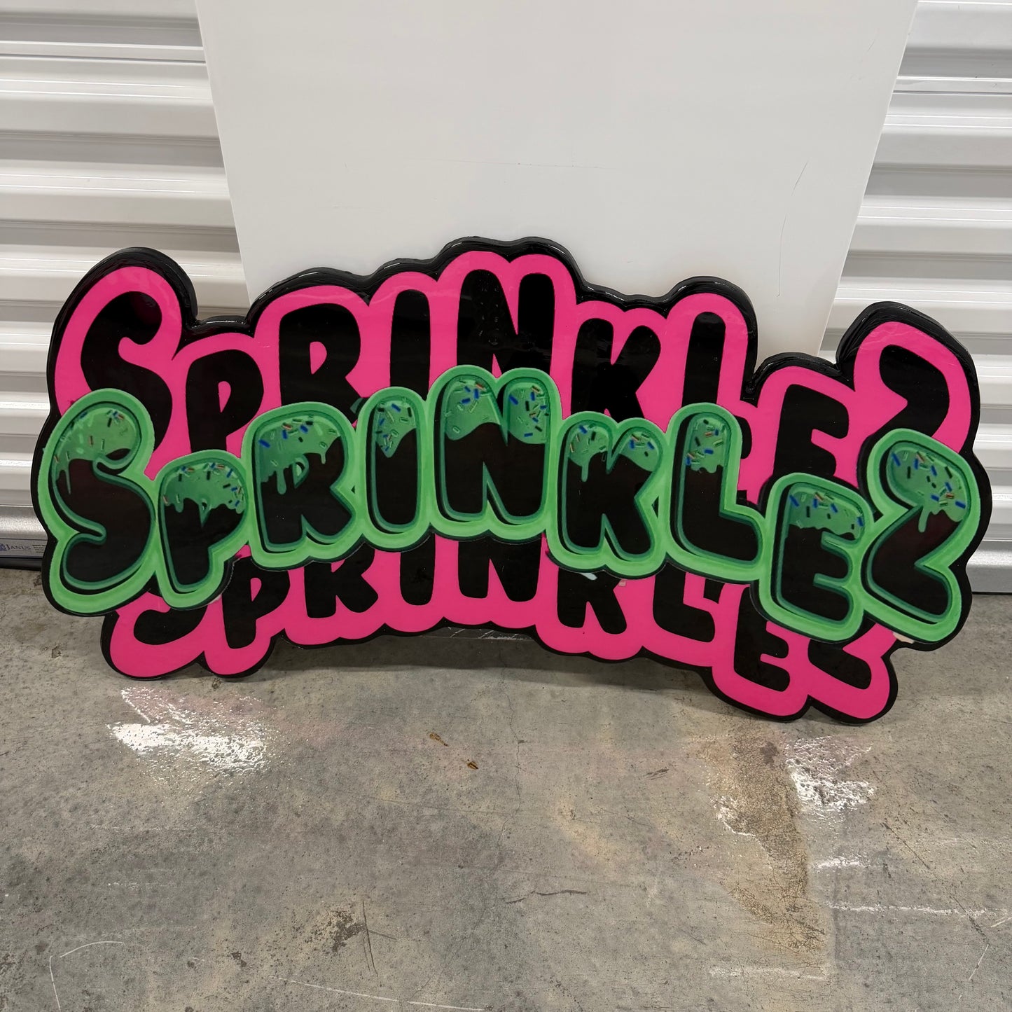 SPRINKLEZ INSPIRED TABLE - NEON (2'x3.5')