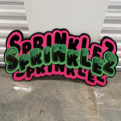 SPRINKLEZ INSPIRED TABLE - NEON (2'x3.5')