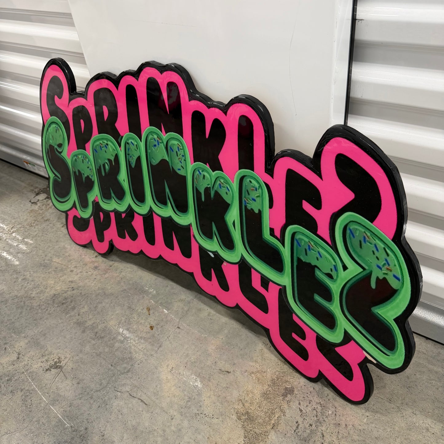 SPRINKLEZ INSPIRED TABLE - NEON (2'x3.5')