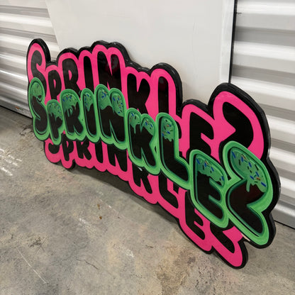 SPRINKLEZ INSPIRED TABLE - NEON (2'x3.5')