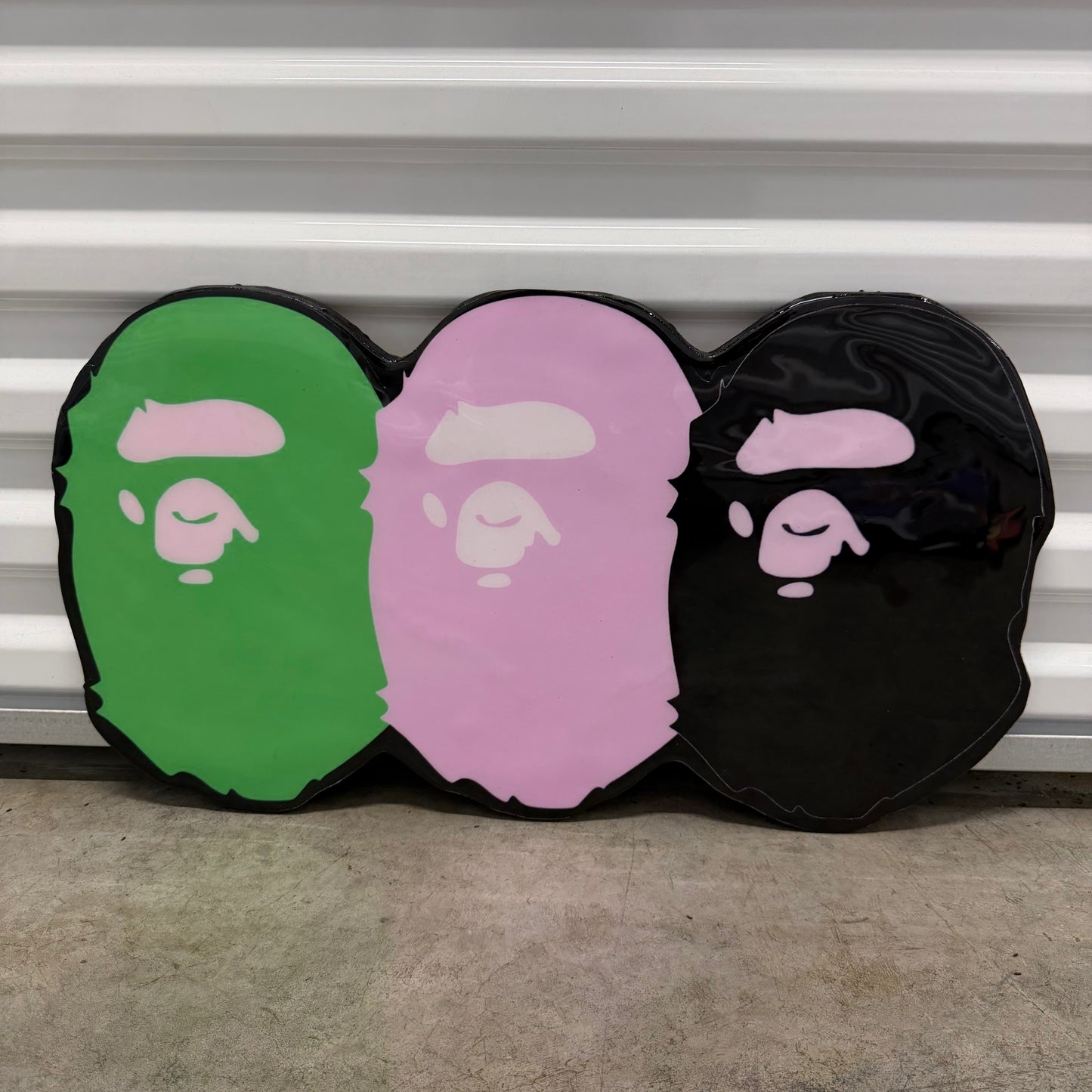 BAPE / WATERMELON INSPIRED WALL ART (1.5'x1')