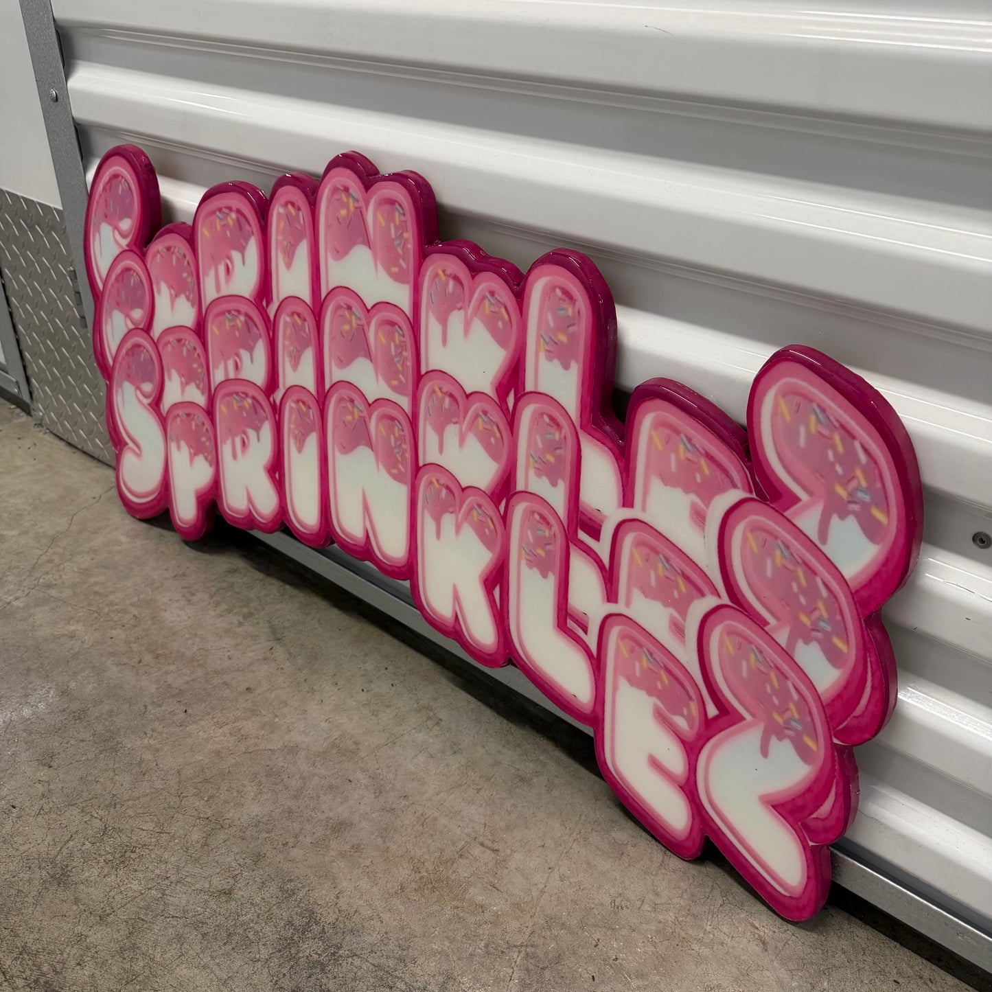 SPRINKLEZ INSPIRED WALL ART (3'x1.5')