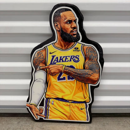 LEBRON INSPIRED WALL ART (1.5'x1')