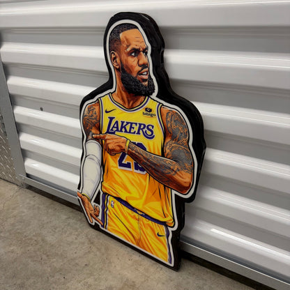 LEBRON INSPIRED WALL ART (1.5'x1')