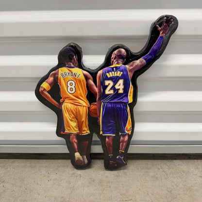 KOBE INSPIRED WALL ART (1'x1')