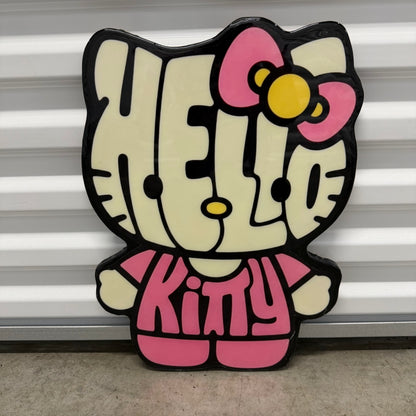 HELLO KITTY INSPIRED WALL ART (1.5'x1')