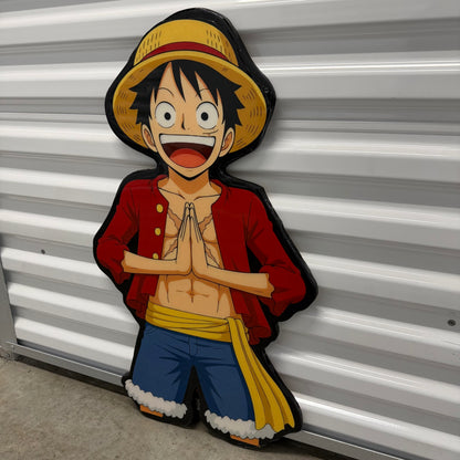 LUFFY INSPIRED WALL ART (1.5'x2') (Copy)