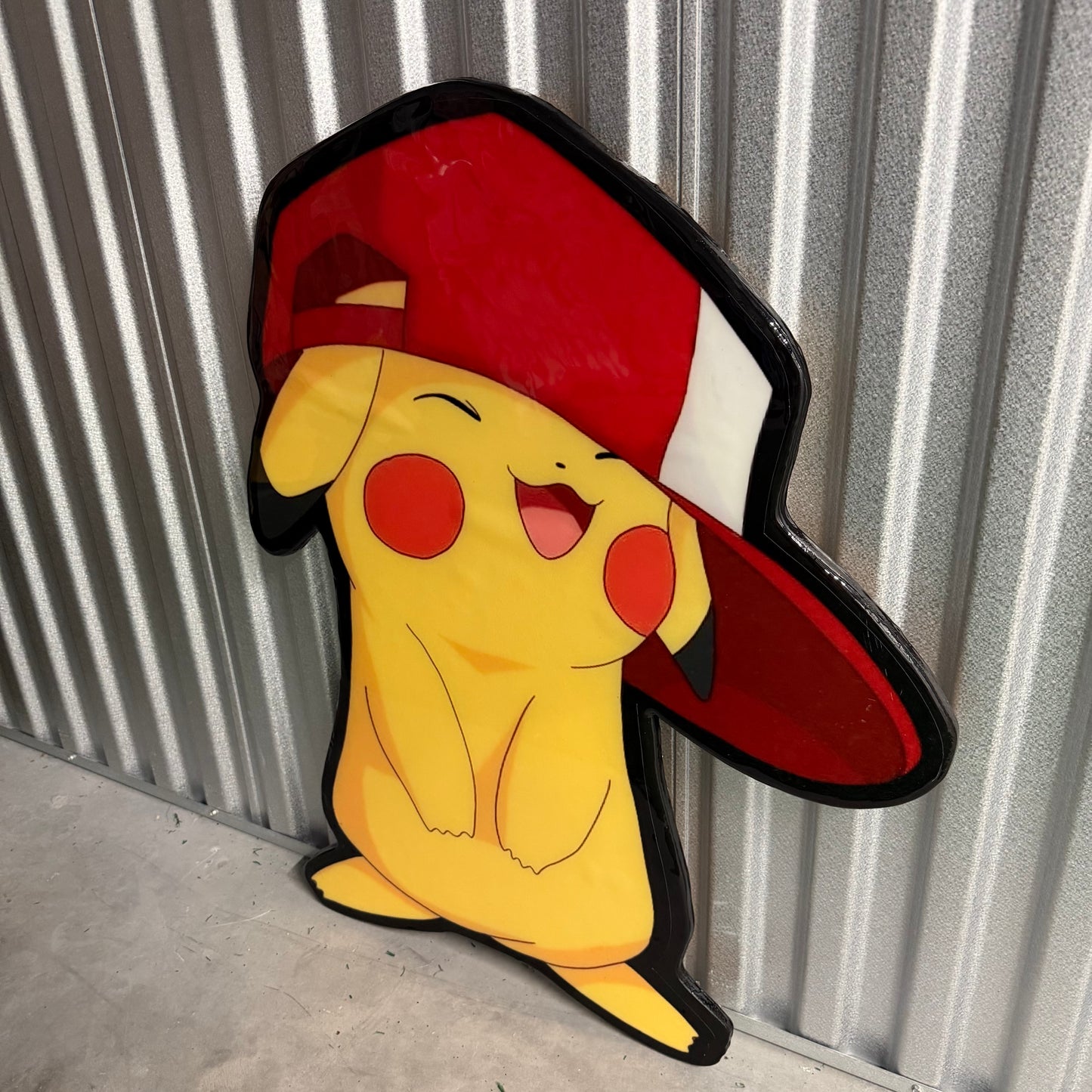PIKACHU INSPIRED WALL ART (2'x3')