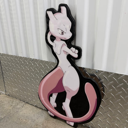 MEWTWO INSPIRED WALL ART (1.5'x1.5')