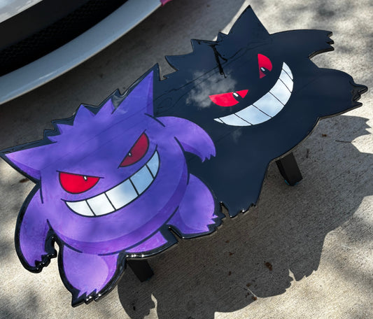 GENGAR INSPIRED EPOXY ART TABLE (22”x38”)