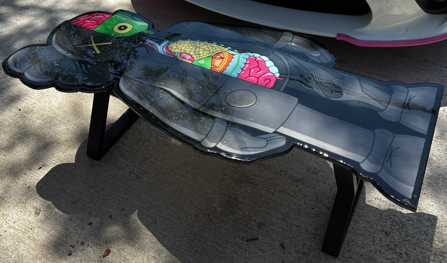 KAWS MULTICOLOR INSPIRED TABLE (4'x2')