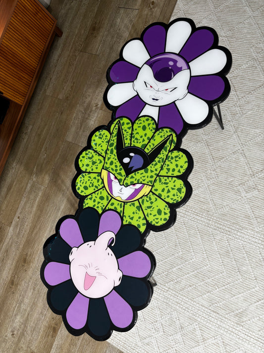 DBZ TK FLOWER STYLE EPOXY ART TABLE (20”x48”)