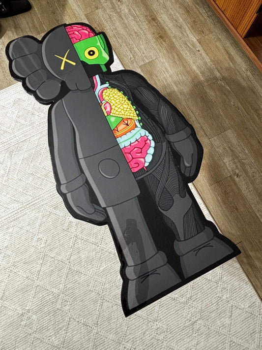 LIFE SIZE KAWS STYLE FIGURE EPOXY ART TABLE (24”x48”)