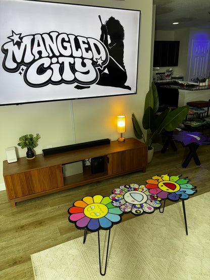 DRIPPING TK FLOWER INSPIRED TABLE (4'x2')