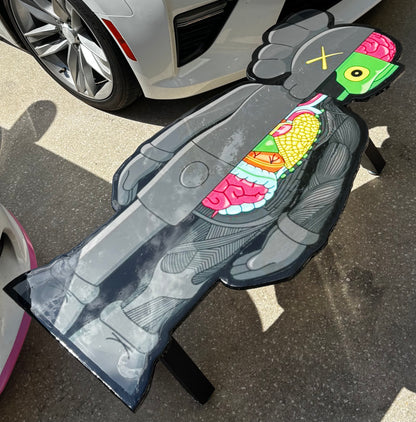 KAWS MULTICOLOR INSPIRED TABLE (4'x2')
