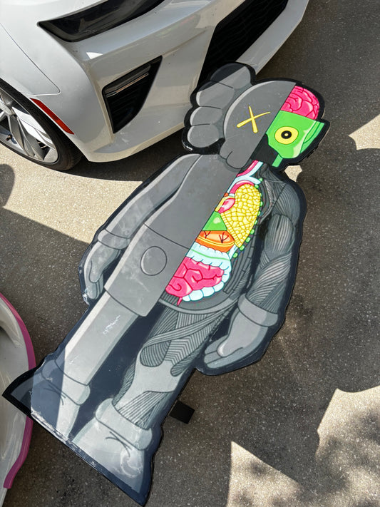 LIFE SIZE KAWS STYLE FIGURE EPOXY ART TABLE (24”x48”)