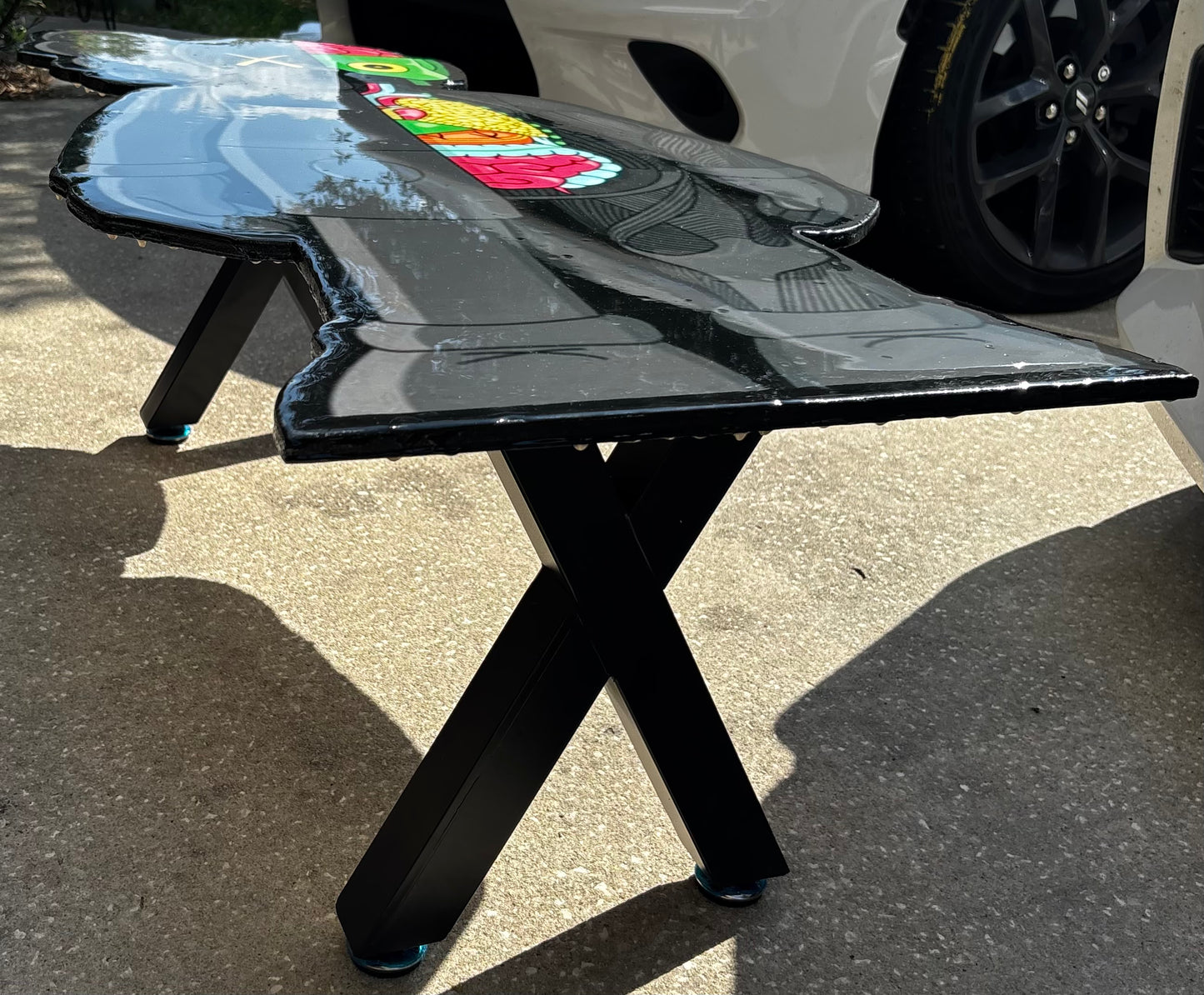 KAWS MULTICOLOR INSPIRED TABLE (4'x2')
