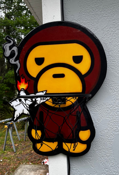BABY MILO INSPIRED WALL ART / MINI HOOP (2.5'x2')