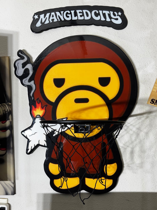 BABY MILO INSPIRED WALL ART / MINI HOOP (2.5'x2')